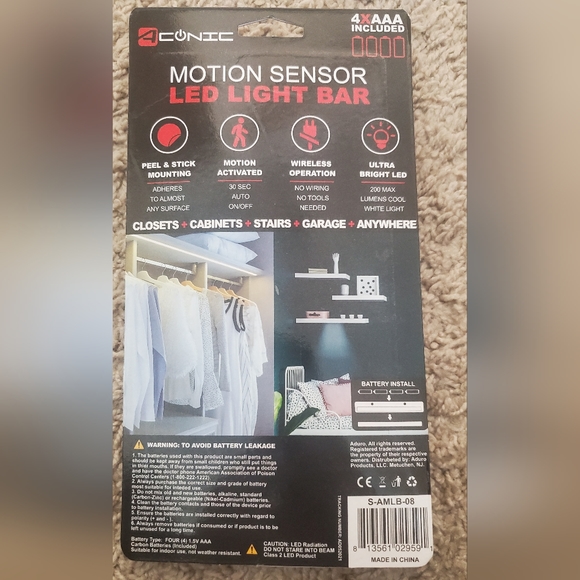 Motion Sensor LED Light Bar - Picture 2 of 6